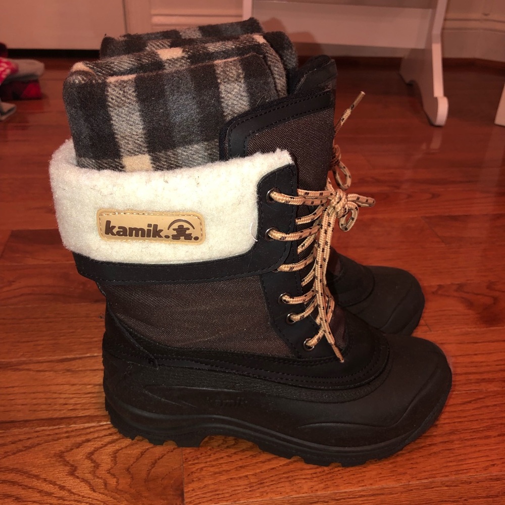 Kamik knit snow boots